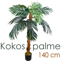 COSTWAY 218cm Künstliche beleuchtete Palme