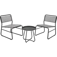 Gartenmöbelset aus Metall, RATTAN