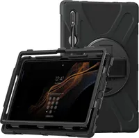 Pre Samsung Galaxy Tab S10 / S9 / S8 Ultra Outdoor Hybrid 360 Black