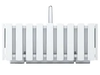 nabbi Selbstbewässernder Balkonkasten aus Kunststoff DDEF400W 38 cm - weiß