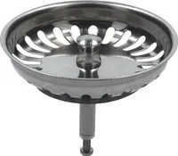 Blanco 125555 AblaufventilEinsatz SiebkorbventilEinsatz Siebkorbventilkorb Spülenstopfen Spülbeckenstopfen Stopfen Spülenverschluss 83mm Führungsstange Hubstange 8x47mm
