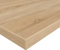 Tischplatte Holz Zuschnitt nach Maß Beschichtete Holzdekorplatte in 25mm Stärke Sonoma Eiche 30 x 30 cm