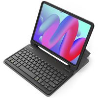 Inateck Tastatur Hülle kompatibel mit iPad 10 Gen. 2022 10,9 Zoll, iPad Air 5/4 (2022/2020), iPad Pro 11, QWERTZ, mit Stifthalter, Abnehmbar, KB04002