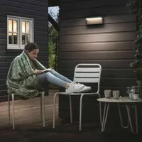 Philips myGarden LED-Wandleuchte Bustan 2 x 4,5 W Anthrazit 1648493P0