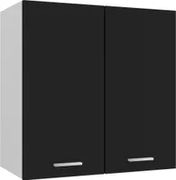 Hängeschrank Schwarz 60x31x60 cm Spanplatte Produkt Einfacher Aufbau vom Germany Küchenschränke BEST1383(458985