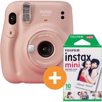 FujiFilm Instax Mini 11 blush-pink Sofortbildkamera inkl. Film Echtbildsucher