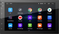 KROAK K-CS01 Premium Doppel-DIN Android Autoradio, Kabelloses CarPlay & Android Auto, 7-Zoll-QLED-Anzeige, 2GB RAM 32GB ROM Car Player mit 12 LED Rückfahrkamera