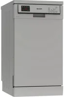 Sharp - QW-HS12F47ES-DE - Stand-Geschirrspüler - Silber - 45 cm