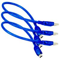 Blaues Mini USB Kabel für Arduino Nano V3.0,100% kompatibel mit Nano V3