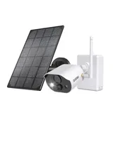 Solarbetriebene Kamera-Attrappe mit LED