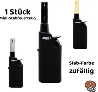 Atomic Mini Stabfeuerzeug Black Line