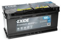 autobaterie EXIDE Premium CARBON 12V 100Ah 900A 353x175x190