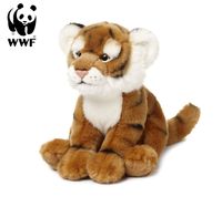 15cm lebensecht Kuscheltier Stofftier Raubkatze WWF Plüschtier Weißer Tiger 