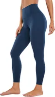 Florboom Damskie legginsy sportowe z wysokim stanem Granatowy L