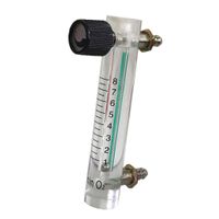 0 6L Oxygen Flow Meter Durchflussmesser mit Regelventil für Oxygen Air Gas 