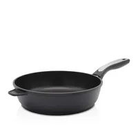 Karl Krüger 21624D Aluguss-Pfanne Delta - Bratpfanne mit hochwertiger Antihaft-Versiegelung und ergonomisch geformten Kunststoffgriff. tief, 24 cm