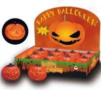 Niedlicher, kleiner  Halloween Kürbis Blinkend 10 cm
