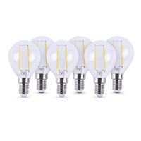 LED Glühbirne Warmweiß E14, Leuchtmittel - Glühlampe 2700K (3er - 9er Pack) Birnenform Energiesparlampe, 15.000 Stunden Lebensdauer, 2 Watt 6er Pack