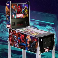 Marvel Pinball Spielautomat | Digitaler Flipper mit HD Grafik & 10 verschiedenen Pinball Spielen | Retro Gaming mit Spiderman, X-Men & Avengers