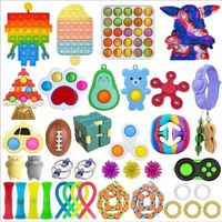 16Stk Pop It Fidget Sensory Toy Autismus SEN ADHS Fidget Stressabbau Spielzeug 