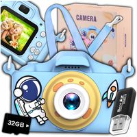 Aparat cyfrowy fotograficzny dla dzieci 40Mpx kamera zabawka gry + karta 32 GB