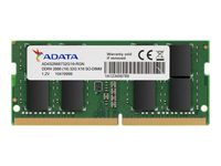 ADATA Premier Series - DDR4 - Modul - 8 GB - SO DIMM 260-PIN - 2666 MHz / PC4-21300 - ungepuffert
