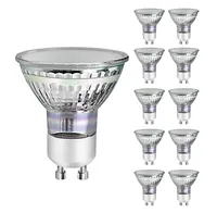 ZMH GU10 LED Warmweiss 3W Leuchtmittel Lampe Ersetzt 30W Glühbirne 3000K Energiesparlampe Abstrahlwinkel 110° Spot Nicht Dimmbar Reflektor Birne Glühlampen Strahler Spot LED GU10-10 pack