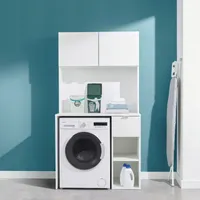 Roomart Waschmaschinenüberschrank für Waschmaschine und Trockner