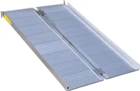 Varan Motors - SR607-4 ROLLSTUHL RAMPE KLAPPBAR ROLLSTUHLRAMPE FALTBAR 122CM 272KG FLACHRAMPE