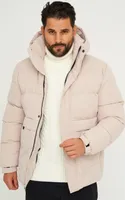 SOULSTAR Herren Winterjacke S2TIMA Herren Pufferjacke mit Kapuze warme Steppjacke Mens Jacket