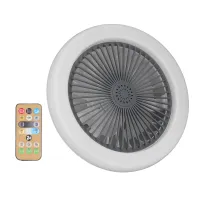 Malý stropný ventilátor so svetlom, diaľkové ovládanie, objímka E27, ventilátor, nastaviteľné otáčky, uzavretý ventilátor