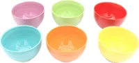 6 teilig Müslischale Dessertschale Steingut NudelSchüssel 500 ml Bunt
