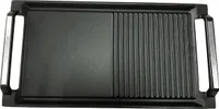 WOLKENSTEIN Grillpfanne Gusspfanne Grillplatte Gusseisen GP 1W 45,5 x 27,2 cm