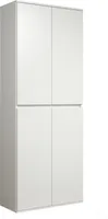 trendteam Nevada szafa wielofunkcyjna 4-drzwiowa biała, szer. / wys. / gł. ok. 74/191/34 cm