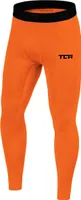 TCA Herren Leggings, Kompressionshose, Sporthose, Lang - Orange, M