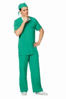 Arzt Doktor Beruf Notarzt OP Personal Karneval #3204 XL Kostüm CHIRURG 56/58 
