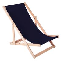 Liegestuhl klappbar aus Holz handgemacht bis 120kg Strandstuhl Sonnenliege 