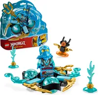 LEGO 71778 NINJAGO Nyas Drachenpowerpower-Spinjitzu-Drift Spielzeug, Spinner mit Kunststücken, Nya Minifigur zum Sammeln, kleines Geschenk für Kinder ab 6 Jahren