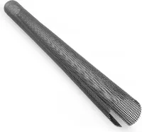 Dachrinnen Laubschutz – mit diesem Laubschutzgitter bleibt die Dachrinne sauber – 125-150 mm / 2 m / schwarz