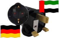 Urlaubsstecker Vereinigte Arabische Emirate für Geräte aus Deutschland