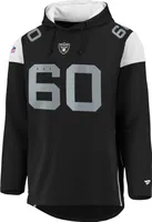 NFL Las Vegas Raiders #60 Hoody hooded Jersey Sweater Kaputzenpullover Franchise Overhead (M)