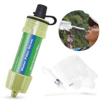 Outdoor-Wasserfilter Strohwasser-Filter-System Wasserfilter fuer Notfallvorsorge Camping Reisen Backpacking