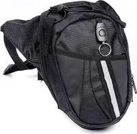 Beintasche,Schwarz Beintasche Outdoor Beintasche Motorrad Beintasche Herren GüRtel Beintasche Wasserdicht Beintasche
