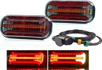 LED Rückleuchten 12V / 24V dynamische Blinker, 5 m Kabelsatz mit 13 pol. Stecker