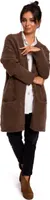 BeWear Strickjacke für Frauen Viguka BK034 dunkelbraun S/M