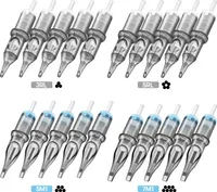 Professionelle Tattoo-Nadeln, 10pcs Tattoo-Nadeln und 10pcs Tattoo Shader Nadeln Tattoo Needle mit Tattoo Needle-liner unverzichtbare Tattoo-Tools #5M1、7M1、3RL、5RL