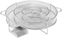 Kaltraucherzeuger Kaltrauchgenerator Kalträuchern BBQ Rund Edelstahl für Grill und Smoker
