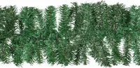 8x Tannengirlande 100 LED warmweiß 5m für Innen & Außen