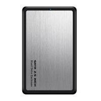 Zinklegierung USB 3.0 SATA 2.5 Zoll Festplattengehäuse SSD Solid State Disk Case-Silber