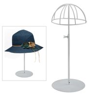 Edelstahl Hutständer Perückenständer Perückenhalter Höhen verstellbar Hüte 